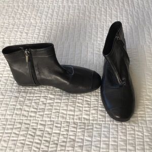 Bloch Black Leather Booties